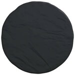 vidaXL Housse de Table Extérieure Noir 82 x 82 x 10 cm Tissu 210D