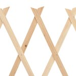 vidaXL Clôture à treillis 5 Pièces Bois de sapin 180x30 cm