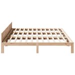 VidaXL Cadre de lit familial sans matelas 270x200cm bois massif de pin