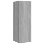 vidaXL Ensemble de meubles TV 8 Pièces Sonoma gris Bois d'ingénierie