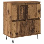 vidaXL Buffets 2 Pièces Bois ancien 120 x 35 x 70 cm Bois d'ingénierie