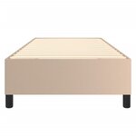 vidaXL Cadre de lit Cappuccino 80x200 cm Similicuir