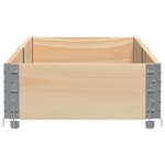 vidaXL Jardinière 150x50 cm bois de pin massif