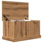 vidaXL Boîtes de rangement chêne artisanal 70x40x38 cm bois ingénierie
