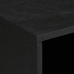 vidaXL Meuble TV noir 80x33x46 cm bois d'ingénierie