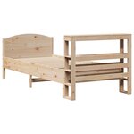 vidaXL Cadre de lit sans matelas 100x200 cm bois massif de pin
