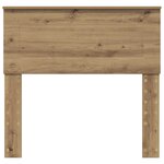 vidaXL Tête de lit Chêne artisanal 80 cm Bois d'ingénierie