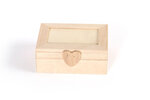 Boîte en bois aimantée Coeur 11 5x5cm