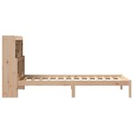 vidaXL Lit bibliothèque sans matelas 75x190 cm bois de pin massif