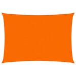 vidaXL Voile de parasol Tissu Oxford rectangulaire 2 5x4 m Orange
