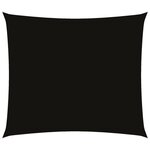 vidaXL Voile de parasol tissu oxford rectangulaire 2x2 5 m noir