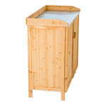 Tectake Armoire de jardin basse