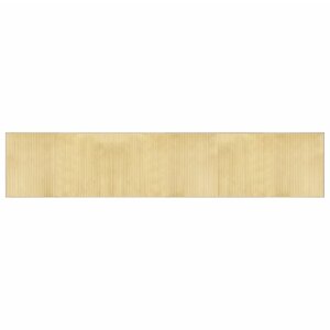 vidaXL Tapis rectangulaire naturel clair 60x300 cm bambou