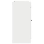 vidaXL Armoire sous évier de salle de bain Blanc 78 5 x 37 5 x 81 cm