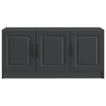 vidaXL Meuble TV Noir 99 x 34 5 x 47 cm Bois d'ingénierie