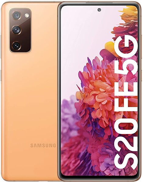 Samsung galaxy s20 fe 5g dual sim - orange - 128 go - parfait état