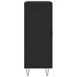 vidaXL Buffet noir 69 5x34x90 cm bois d'ingénierie