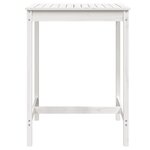 vidaXL Table de jardin blanc 82 5x82 5x110 cm bois massif de pin