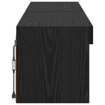 vidaXL Meubles TV 2 Pièces Chêne noir 60 x 30 x 30 cm Bois d'ingénierie