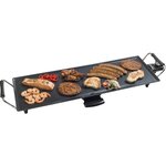 Bestron grill de table plancha xl 1800 w 70 x 23 cm abp603