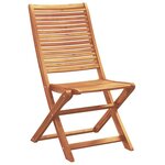 vidaXL Ensemble de salle à manger pour jardin Pliant 5 Pièces Marron
