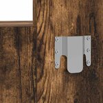 vidaXL Table de Toilette Marron 83 x 40 x 70 cm Bois d'ingénierie