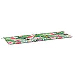 vidaXL Coussin de banc de jardin multicolore 150x50x4 cm tissu oxford