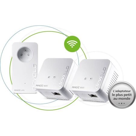DEVOLO CPL Magic 1 WiFi mini Multiroom Kit - 1200 Mbit/s - La Poste