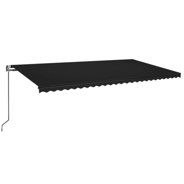 vidaXL Auvent rétractable automatique 600x350 cm Anthracite