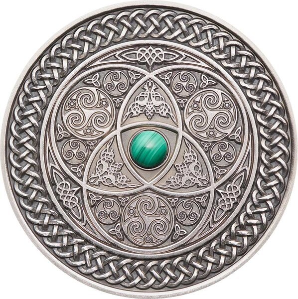 Pièce de monnaie en Argent 10 Dollars g 93.3 (3 oz) Millésime 2016 Mandala Art CELTIC