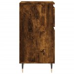 vidaXL Buffets 2 Pièces chêne fumé 40x35x70 cm bois d'ingénierie