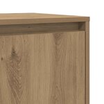 vidaXL Buffets 2 Pièces chêne artisanal 70 x 41 x 75 cm Bois d'ingénierie