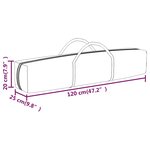 vidaXL Tente de réception pliable avec parois Noir 3x3 m