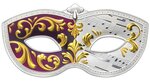 VENETIAN MASK 5 Oz Silver Coin 10 Dollars Samoa 2023