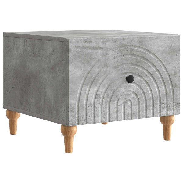 vidaXL Table basse Gris béton 49 x 50 x 40 cm Bois d'ingénierie