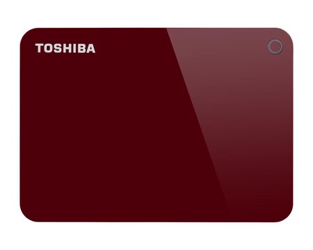 Disque Dur Externe Toshiba Canvio Advance 1To (1000Go) USB 3.0 - 2,5" (Rouge)