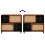 vidaXL Meubles et étagères de rangement pour médias Marron