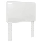 vidaXL Tête de lit Blanc Brillant 75 cm Bois d'ingénierie