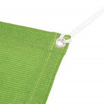 vidaXL Tapis de tente vert clair 300x600 cm PEHD