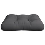 vidaXL Coussin de palette 60x60x12 cm gris tissu