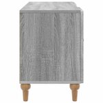 vidaXL Meuble TV Sonoma gris 102 x 34 5 x 50 cm Bois d'ingénierie