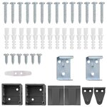 vidaXL Store Vénitien Réglable Gris Argenté 213 x 160 cm PVC