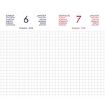 Agenda journalier Chantier 13 x 8 cm Coloris Aléatoire LECAS