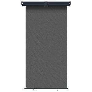 vidaXL Store latéral de balcon 160 x 250 cm 100 polyester fer acier