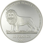Pièce de monnaie en Argent 10 Francs g 62.2 (2 oz) Millésime 2007 MICHAEL SCHUMACHER