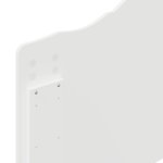 vidaXL Tête de lit Blanc 90 cm Bois d'ingénierie