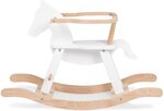 Cheval à bascule  blanc