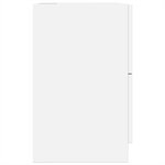 vidaXL Armoire d'évier blanc 40x37x59 cm bois d'ingénierie