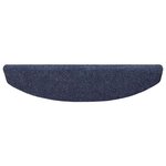 vidaXL Tapis d'escalier auto-adhésifs 15 Pièces Bleu 80 x 24 5 x 3 5 cm