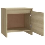 vidaXL Table de chevet chêne sonoma 45x34x44 5 cm bois d'ingénierie